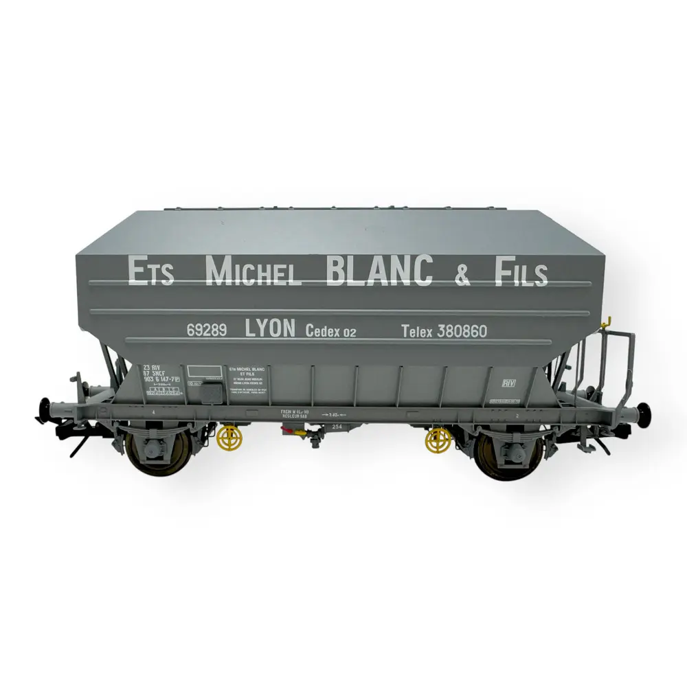Wagon céréalier B. Richard Michel Blanc & Fils - Rail 43 433025 - O 1/43 - SNCF - Ep IV - 2R - 3