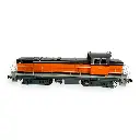 Locomotive Diesel BB63926  Arzens Dépôt Villeneuve - DC sans son R37 HO41112DC SNCF - HO  - 3