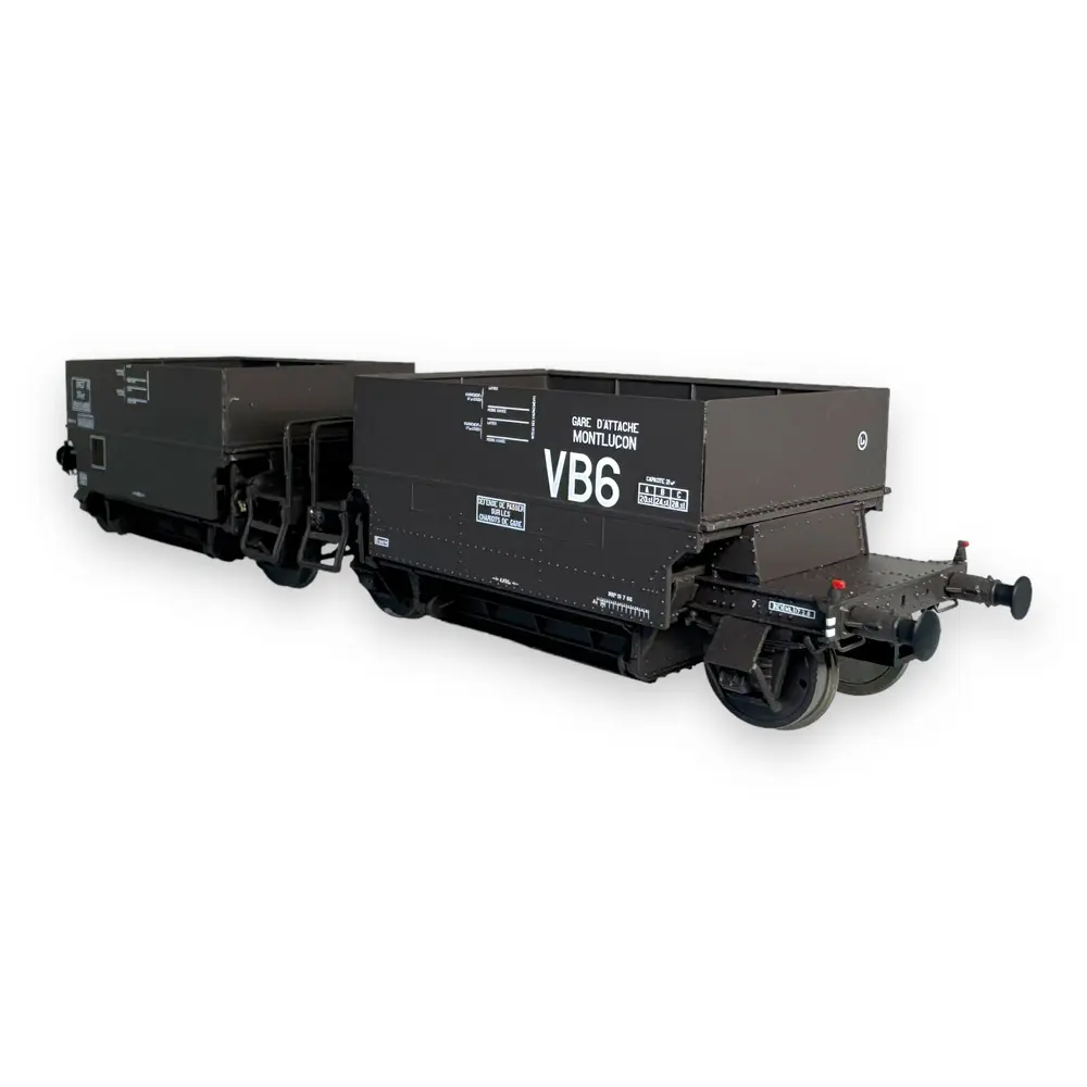 Wagon couplage ballast Montluçon - R37 43106 - HO 1/87 - SNCF - EP IIIb  - 2