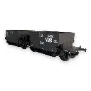 Wagon couplage ballast Montluçon - R37 43106 - HO 1/87 - SNCF - EP IIIb  - 2