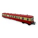 Remorque renforcée d'autorail ZR BD 27111 - R37 HO41262DCC - HO 1/87 - SNCF - IV - Digital - 2