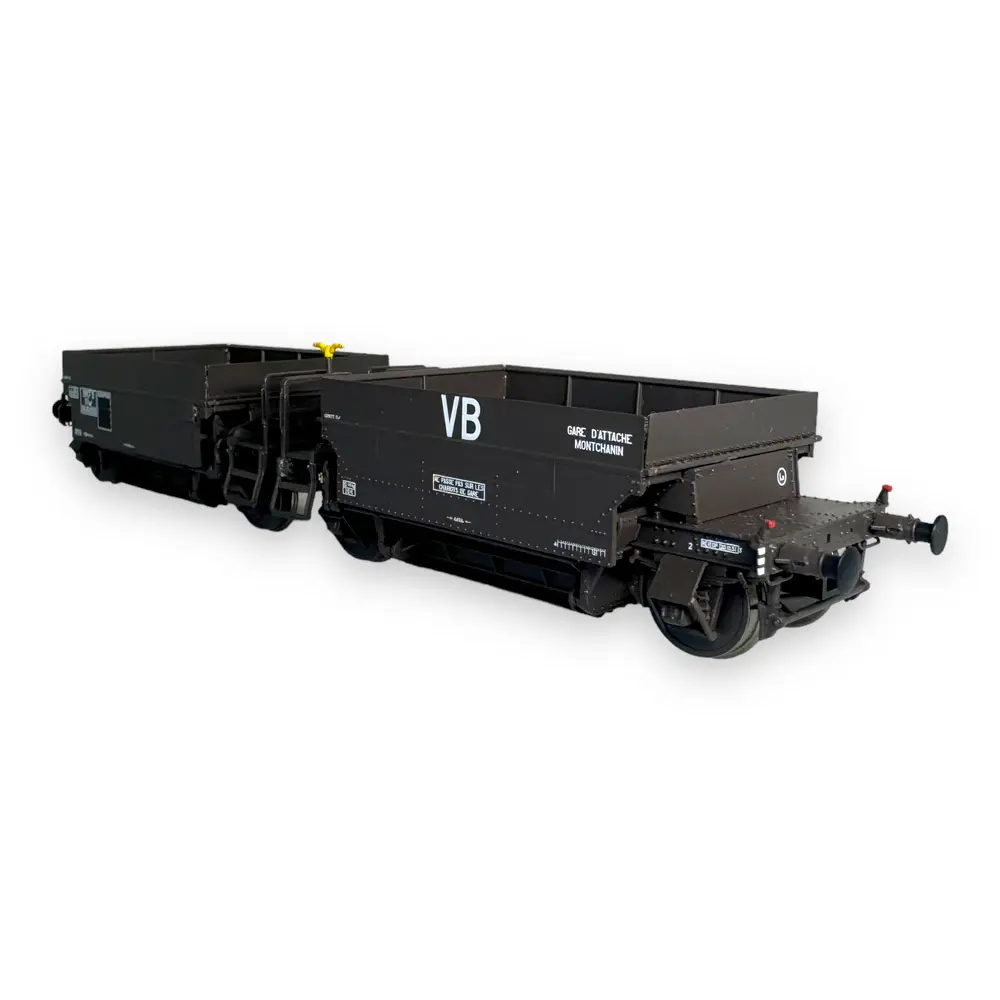 Wagon couplage ballast Montchanin - R37 43105 - HO 1/87 - SNCF - EP IIIb - 2