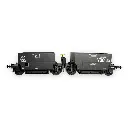 Wagon couplage ballast Montluçon - R37 43106 - HO 1/87 - SNCF - EP IIIb  - 3