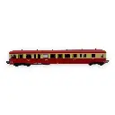 Remorque renforcée d'autorail ZRABDX 17201 - R37 HO41257 - HO 1/87 - SNCF - Ep IV - Analogique - 2R - 3