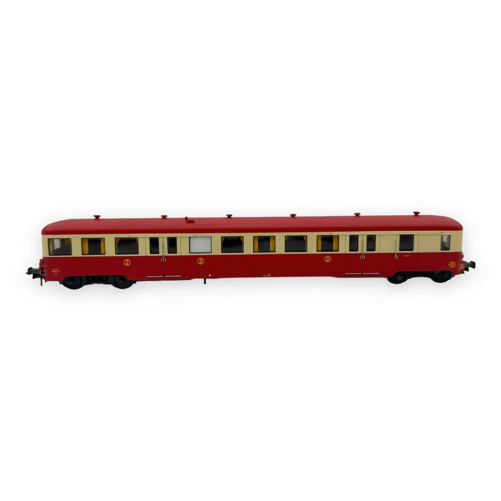 Remorque renforcée d'autorail ZR BDX 17102 - R37 HO41260 - HO 1/87 - SNCF - IV - Analogique - 2R - 3