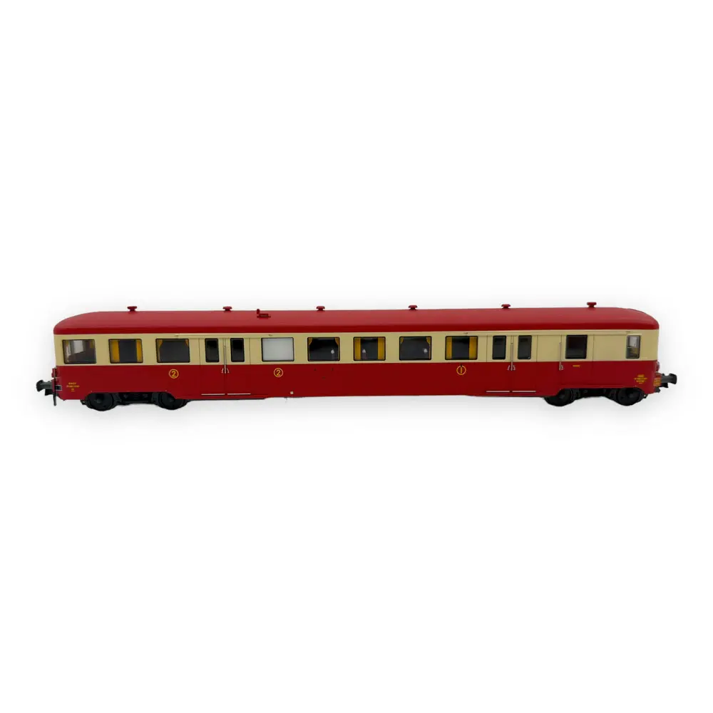 Remorque renforcée d'autorail ZRABDX 17207 - R37 HO41261 - HO 1/87 - SNCF - IV - Analogique - 2R - 3