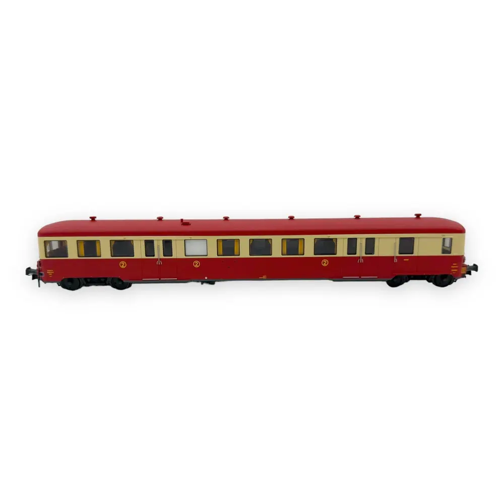 Remorque renforcée d'autorail ZR BD 27111 - R37 HO41262DCC - HO 1/87 - SNCF - IV - Digital - 3