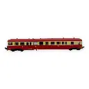 Remorque renforcée d'autorail ZR BDX 17102 - R37 H0 41260DCC - HO 1/87 - SNCF - Ep IV - Digital - 3