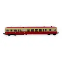 Remorque renforcée d'autorail ZR BD 27135 - R37 HO41264DCC - HO 1/87 - SNCF - IV - Digital - 3