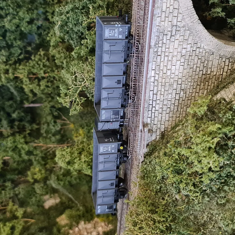 Pack 2 wagons tombereaux OCEM 19 REE Modèles WB828 - HO 1/87 - 5