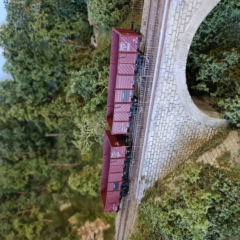 Wagons tombereau de la PLM en acier avec 4 portes, REE Modèles WB-814, HO 1/87e - 5