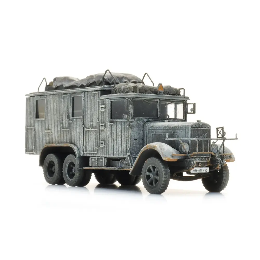 Wehrmacht Henschel 33 D1 Kfz. 72 radio hiver - ARTITEC 6870507 - HO 1/87 - 2