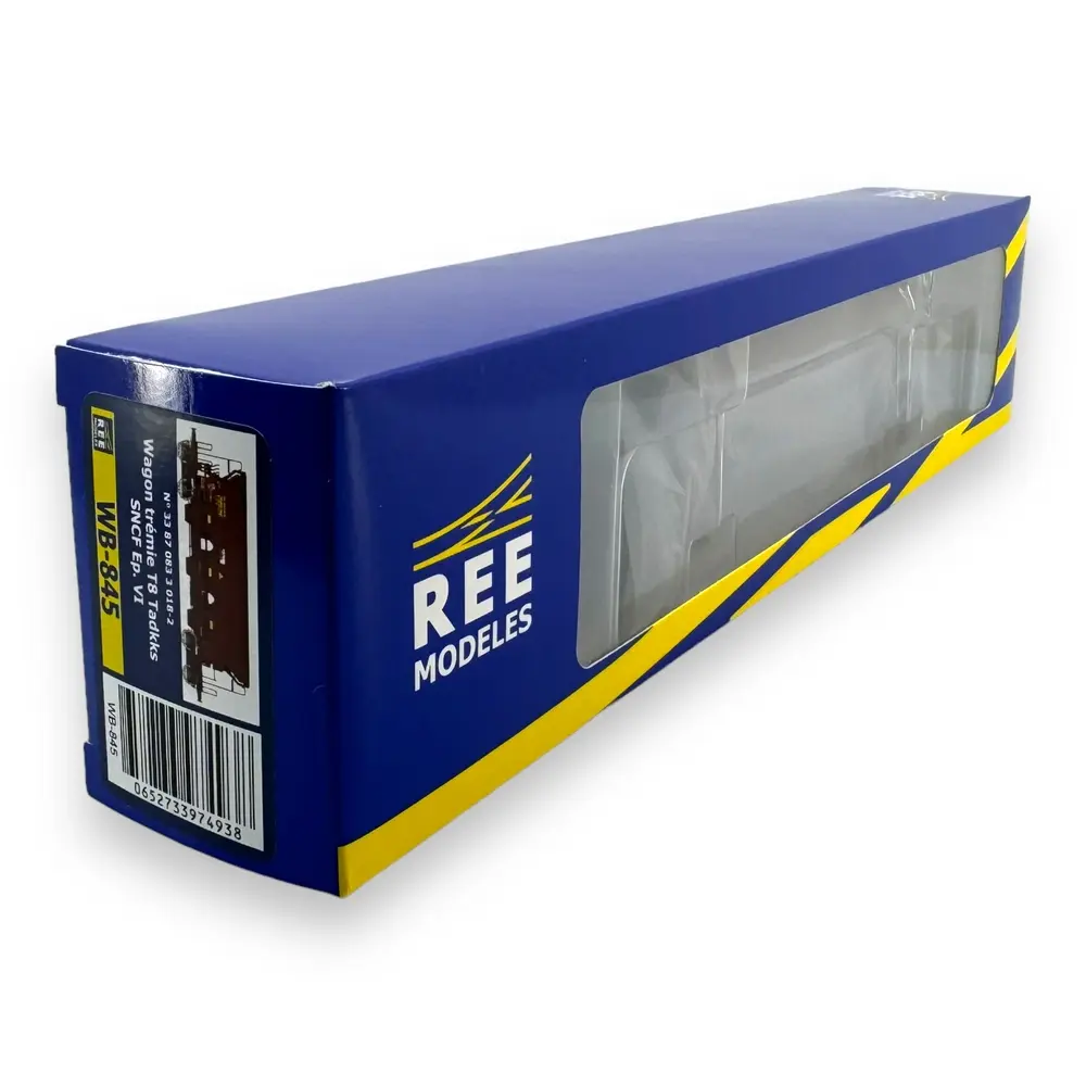 Wagon Trémie T8 Tadkks - REE Modèles WB845 - HO 1/87 - SNCF - EP VI - 4