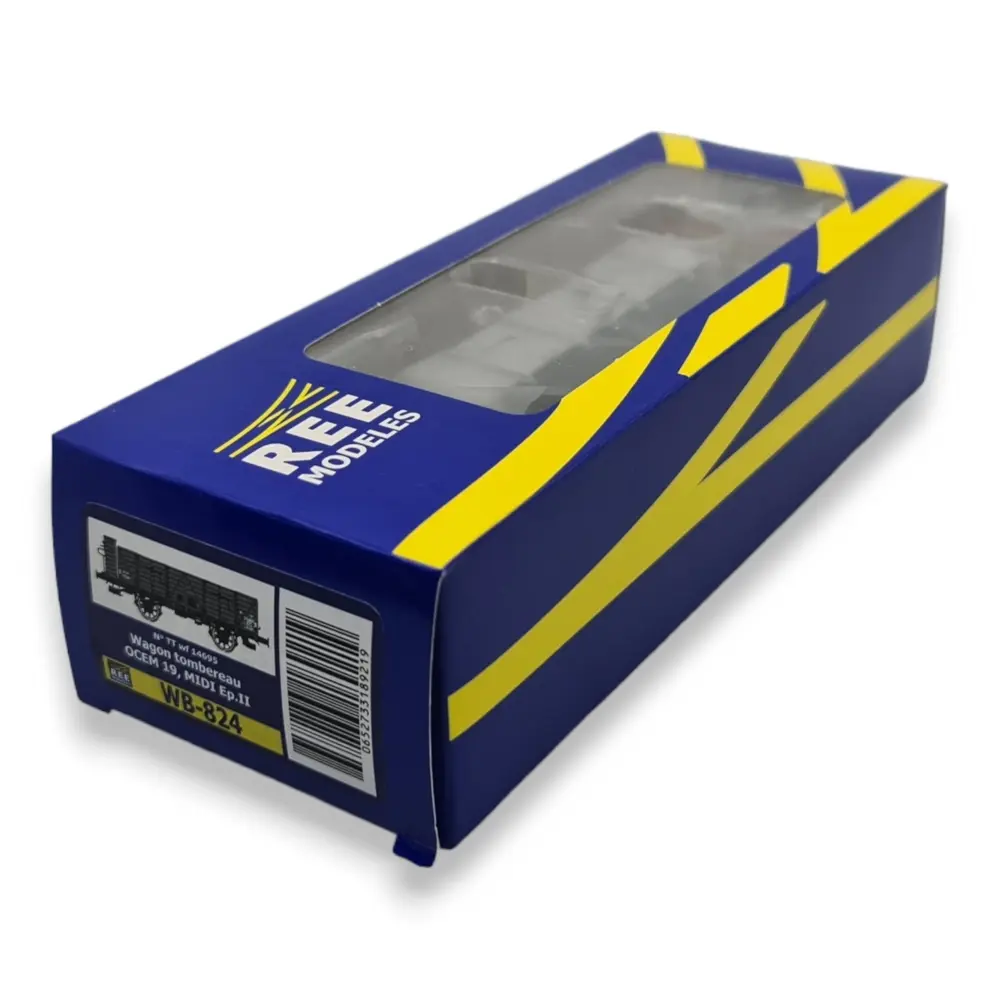 Wagon Tombereau OCEM 19 - REE Modèles WB824 - HO 1/87 - MIDI - 4