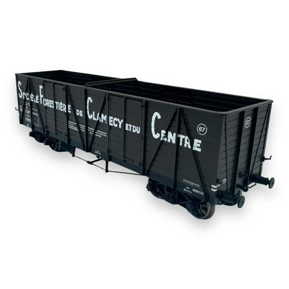 Wagon TP tombereau "Haut Clamecy" - Ree Modèles WB-851 - HO 1/87 - SNCF - Ep III - 2R  - 2