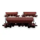Set 3 Wagons Trémie T8 Tads REE Modèles WB841 - HO 1/87 - SNCF - EP IV - 3