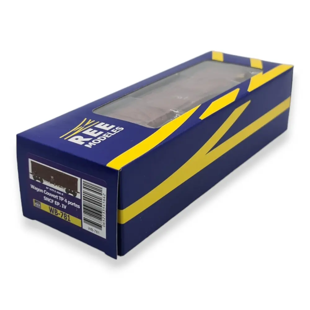 Wagon couvert MT - Ree Modèles WB781 - HO 1/87 - SNCF - Ep IV - 4