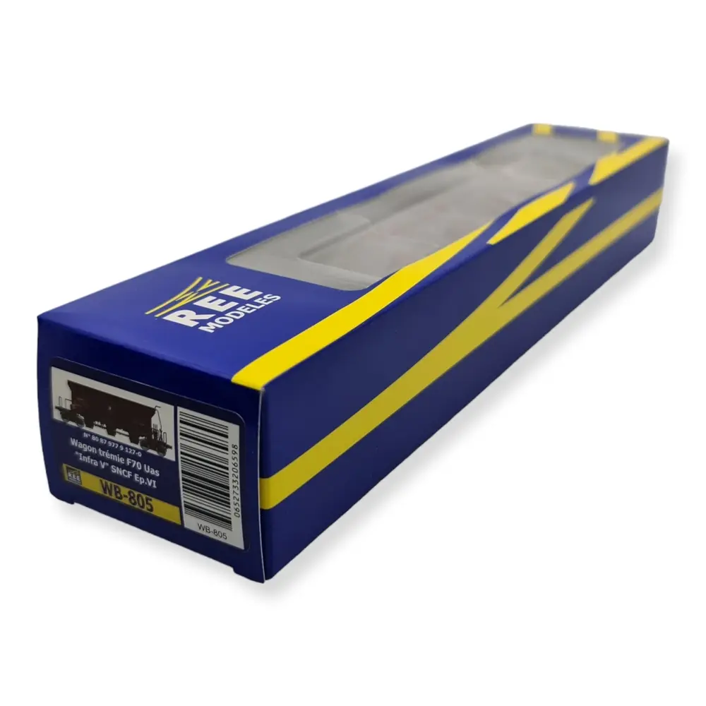 Wagon trémie F70 UAS REE Modèles WB805 - HO 1/87 - SNCF - EP VI - 4