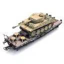 Tigre I gelb Eisenbahntransport - Artitec 6870402 - HO 1/87 - 5