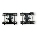 Set de deux bogies Y23 A - 4 boites SKF - Noir - REE Modèles XB102B01 - 3