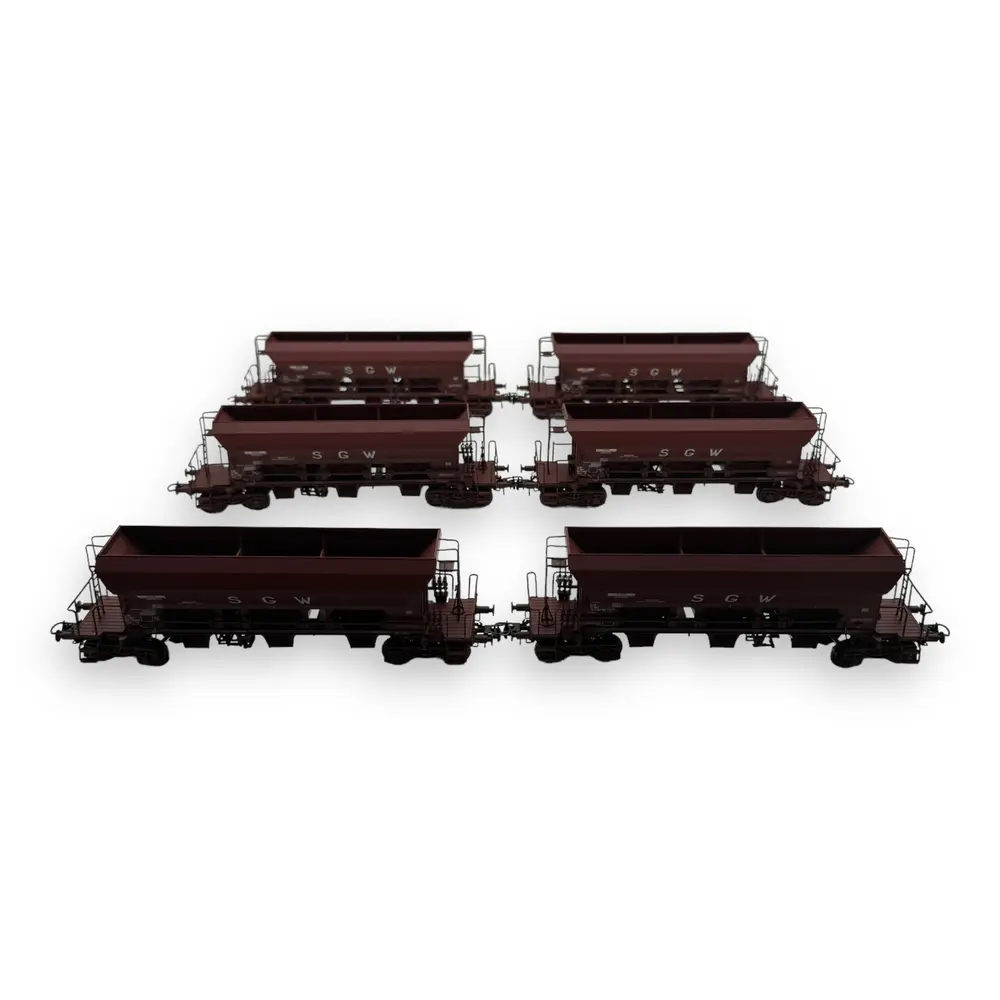 Set 6 wagons trémie F70 EADS REE Modèles WB798 - SGW - HO 1/87 - SNCF - EP IV - 3