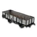 Wagon tombereau tôlé gris, ferrures noires, REE Modèles WB-816, HO 1/87e - 2