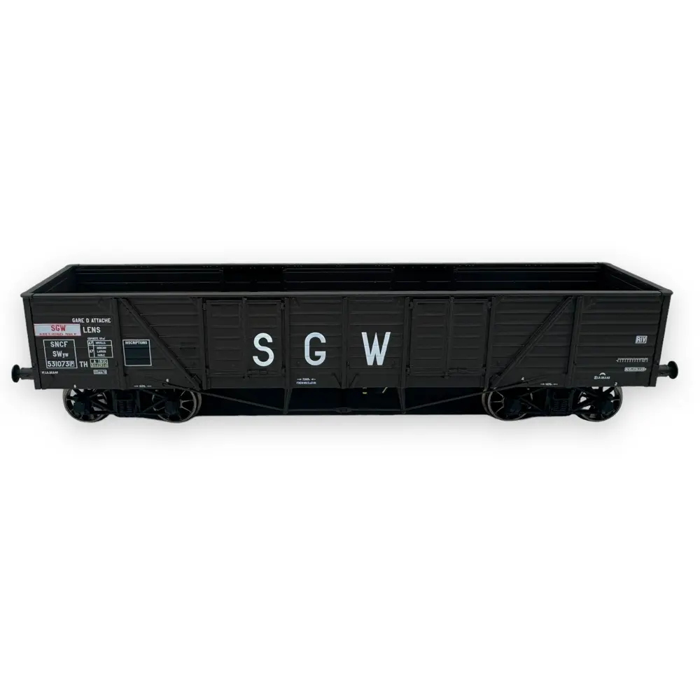 Wagon tombereau TP SGW - Ree Modèles WB853 - HO 1/87 - SNCF - Ep III - 2R  - 3
