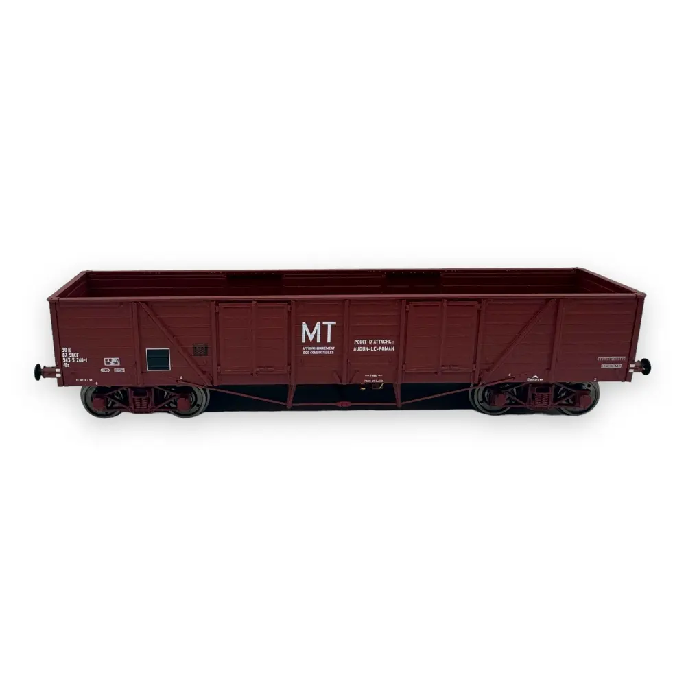 Wagon TP Tombereau MT - REE MODELES WB858 - HO : 1/87 - SNCF - EP. IV - 2R - 3