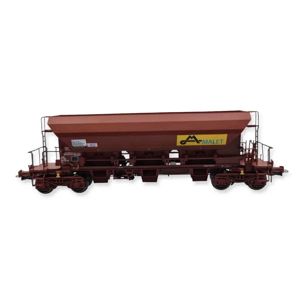Wagon trémie F70 FACS REE Modèles WB802 - Sablières Malet - HO 1/87 - SNCF - EP VI - 2