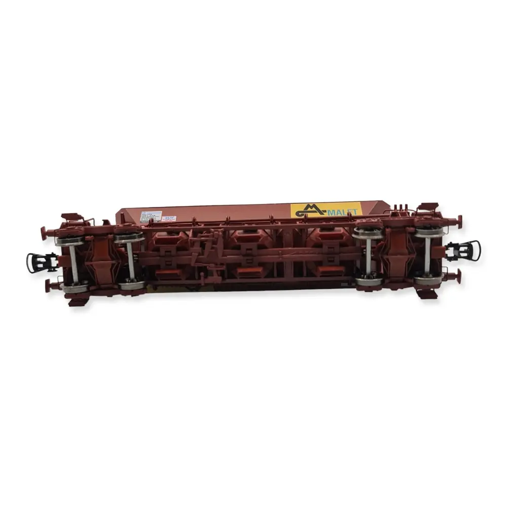 Wagon trémie F70 FACS REE Modèles WB802 - Sablières Malet - HO 1/87 - SNCF - EP VI - 3