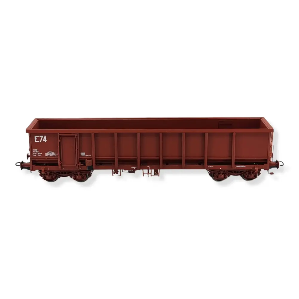 Wagon tombereau FAS rouge 606 "E 74" REE MODELES WBSE013 - SNCF - HO 1/87 - 2