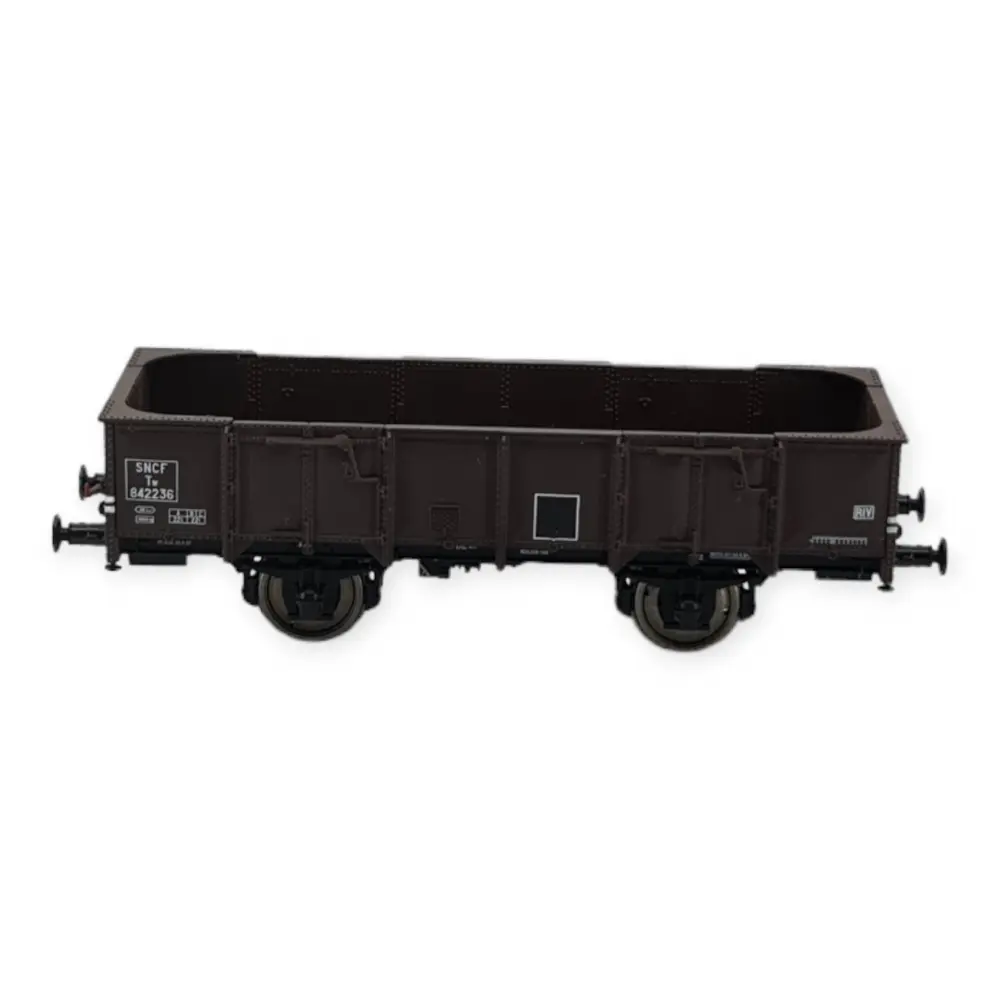 Wagons tombereau 4 portes ex-PLM, SNCF, REE Modèles WB-821, HO 1/87e - 4