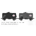 Set de 2 wagons citernes pétrole ESSO - Ree Modèles WB870 - HO 1/87 - SNCF - Ep III - 2R - 2