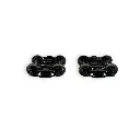 Set de deux bogies TP à roues pleines - Noir - REE Modèles XB109J01 - 2