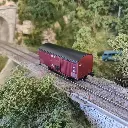 Wagon primeur 10T rouge sideros REE MODELES WB760 - PLM - HO 1/87 - EP II - 5