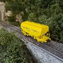 Wagon céréalier Grands Moulins de Coutras jaune - REE MODELES WB733 SNCF HO 1/87 - 5