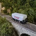 Wagon céréalier CTC UNAC gris - REE MODELES WB725 SNCF HO 1/87 - EP III - 5