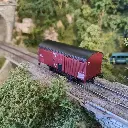 Wagon primeur 10T rouge sideros - REE MODELES WB758 - PLM - HO 1/87 - EP II - 5