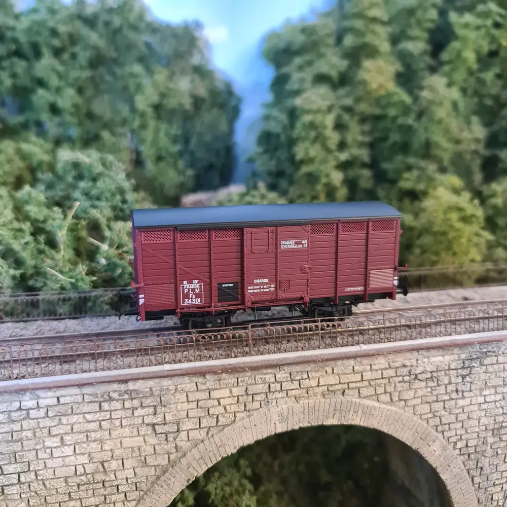 Wagon primeur ex-10T Type 2 REE Modèles WB744 - HO 1/87 - PLM - EP II - 3