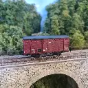 Wagon primeur ex-10T Type 2 REE Modèles WB744 - HO 1/87 - PLM - EP II - 3