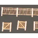 Barrières Béton Type 1 - Régions et Compagnies VOI002 - HO 1/87  - 2