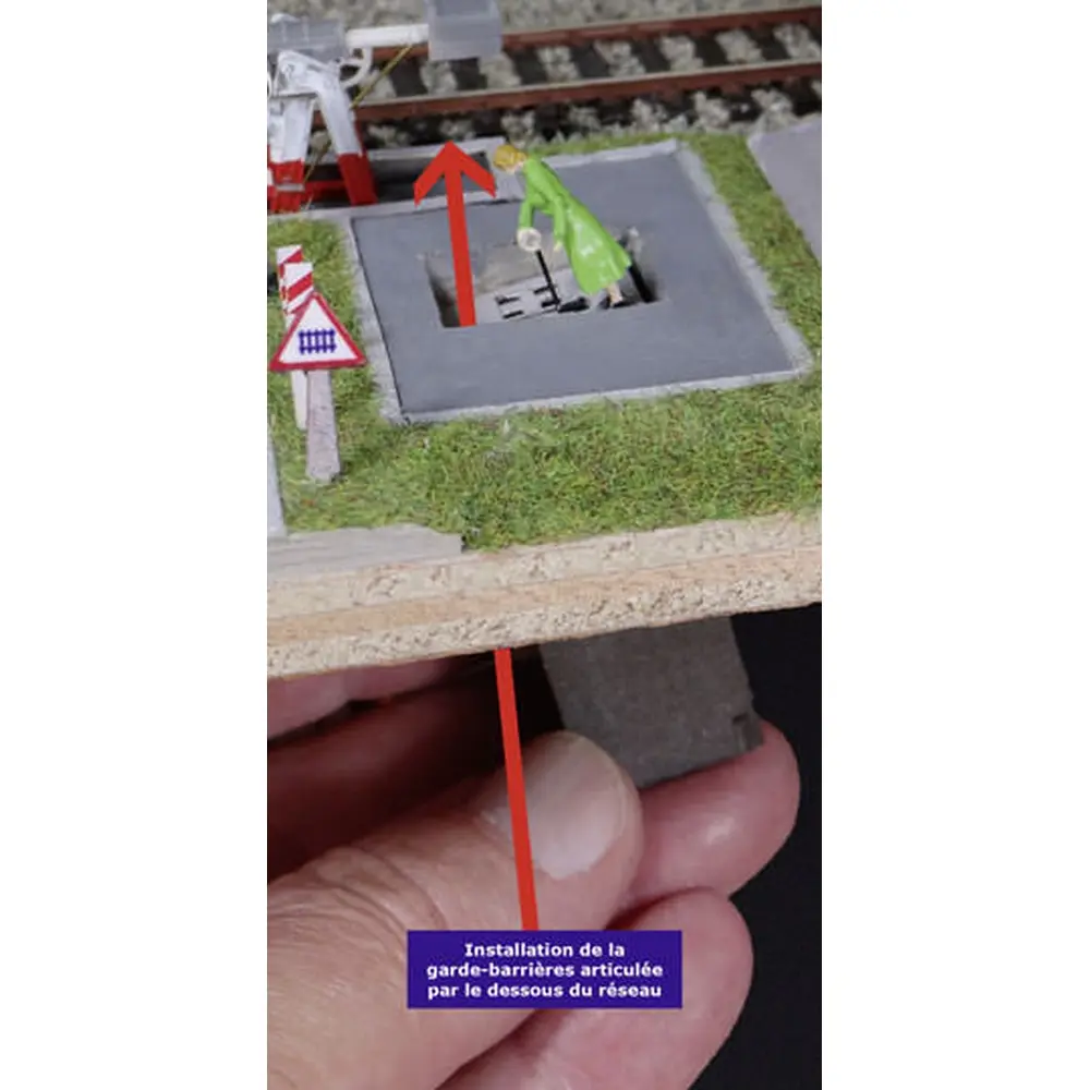 Garde-barrières en action - Régions et Compagnies VOIA49 - HO 1/87 - 2