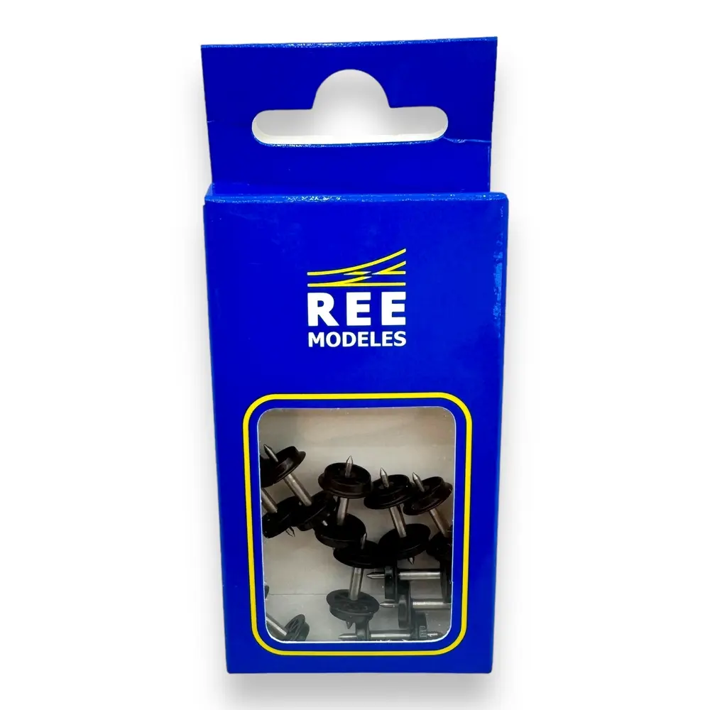 Set de 10 essieux pour wagons avec roues à rayons - REE Modèles VMESSIEUHOE - Echelle HOe - 3