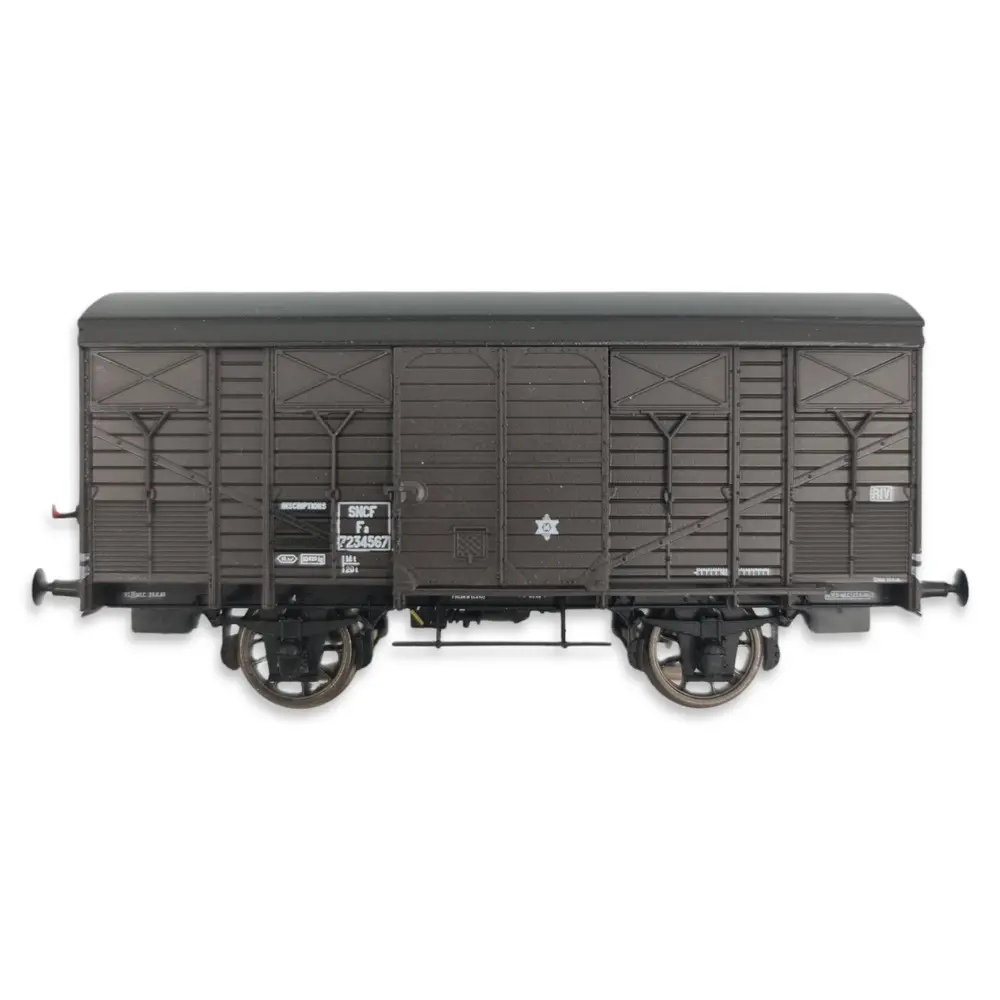 Wagon ex-couvert primeur 20T PLM REE Modèles WB738 - HO 1/87 - SNCF - EP III - 2