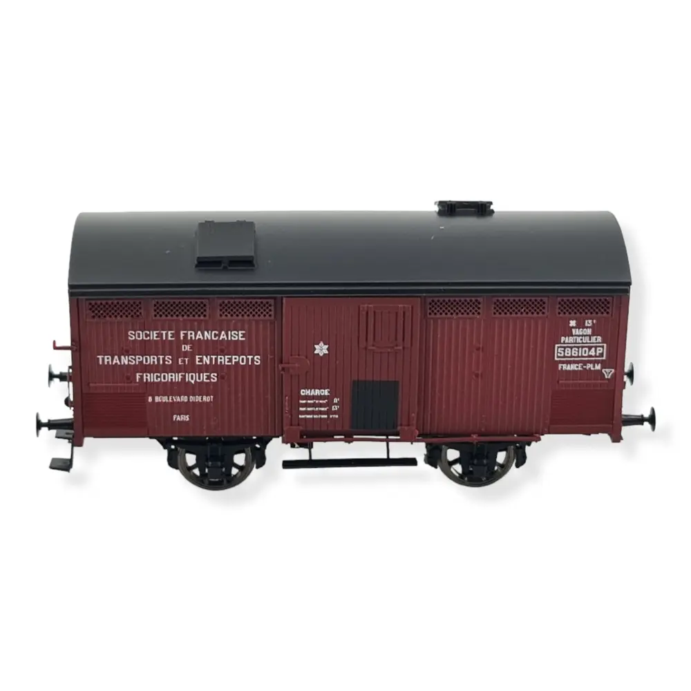 Wagon ISOTHERME Ex-Primeur rouge sideros REE MODELES WB765 PLM - HO 1/87 - EP II - 2