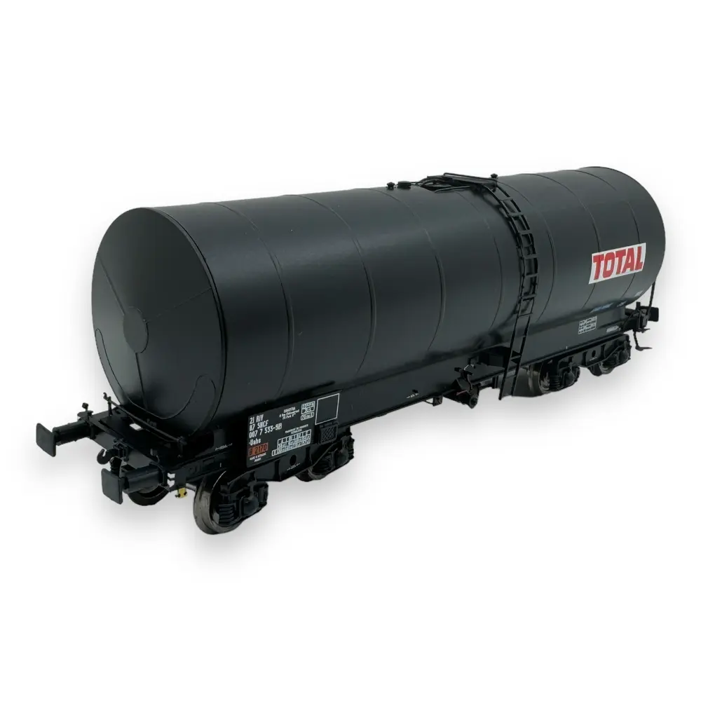 Set 3 wagons citernes Algeco-Total - Ree Modèles WB-657 - HO 1/87 - SNCF - EP IV/V - 2R - 11