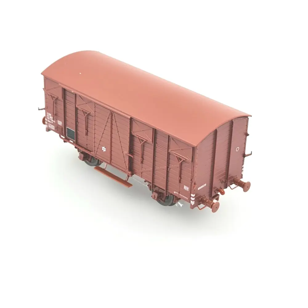 Wagon COUVERT OCEM 19 marron clair REE MODELES WB693 - SNCF - HO 1/87 - EP IV - 3