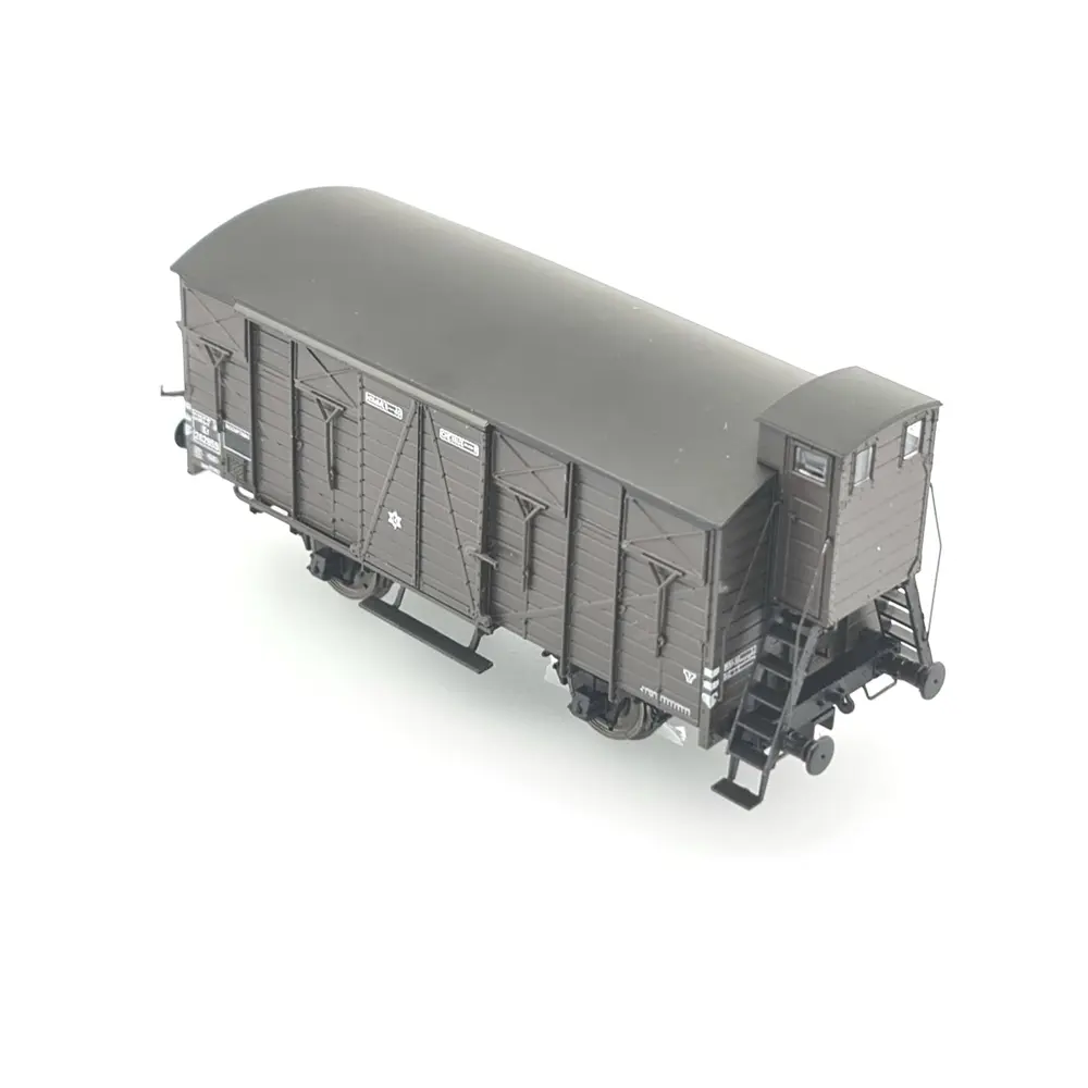 Wagon COUVERT OCEM 19 guérite "Sud-Ouest" REE MODELES WB692 - SNCF - HO 1/87 - 3