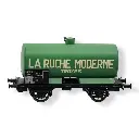 Wagon citerne OCEM 19 de la SNCF, livrée La ruche moderne - REE MODELES WB-710 - HO - 4