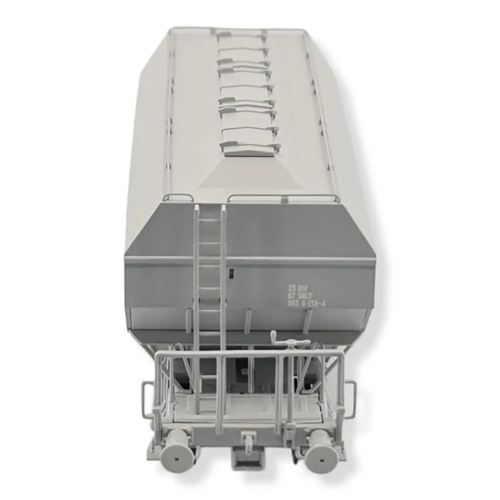 Wagon céréalier ALGECO gris - REE MODELES WB728 SNCF HO 1/87 - EP IV - 3